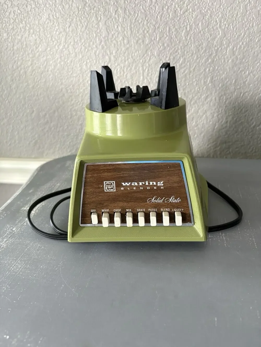 Avocado 70's Waring Blender 1186 Solid State CCW-8 USA 
